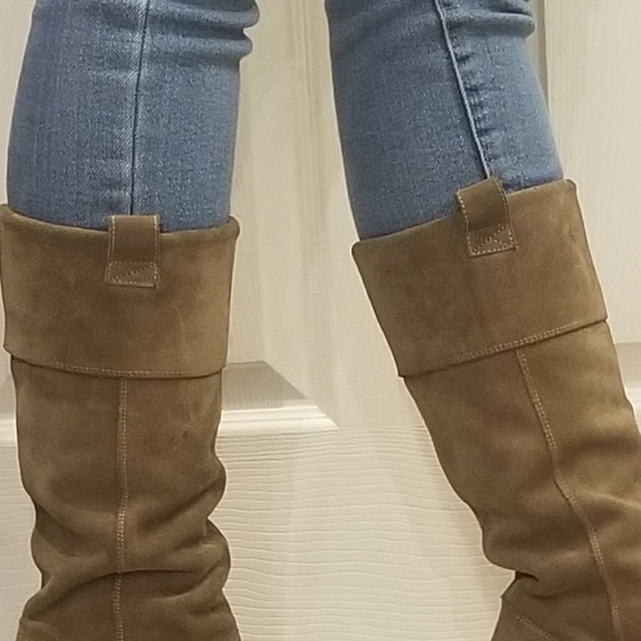 SOLD Sam Edelman suede heeled boots - Picture 6 of 6